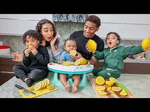 BABY SECURE EATS LEMON FOR THE FIRST TIME! *Too Cute*