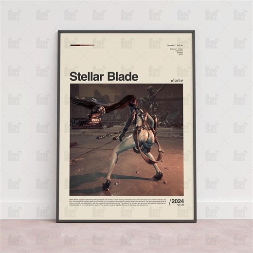Stellar Blade Poster, Gaming Room Poster, Gaming Wall Poster, Gaming Print Poster,game Gift,video Games Poster,gaming - Etsy Australia