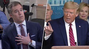 Trump berates NBC's Peter Alexander over coronavirus question