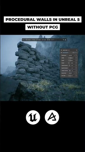 Easy Procedural Walls in Unreal Engine 5?