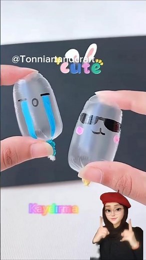 We make a relaxing thing to explode and explode it👻 #doityourself #diy #craft #creative