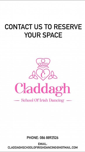 Come and try a FREE FIRST CLASS at Claddagh Irish Dancing, one of Wicklows most renowned Irish Dancing Schools. Our pre-beginner class is designed and led by dual qualified primary school and Irish dancing teachers, and our programme focuses on music, play and games as a perfect introduction to dancing. We also have space for our new term in our beginner class which is suitable for boys and girls age 5 Classes are held in Ballywaltrim Community centre, Boghall Road in Bray on Saturdays 9:30-10:1