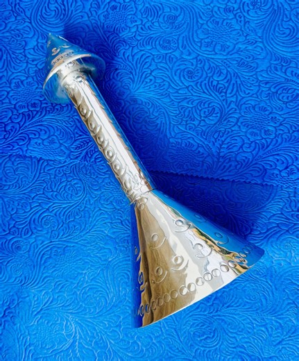 Olokun Bell Silver Color Metal Maraca Olocum Olocun Yemaya Ifa - Etsy