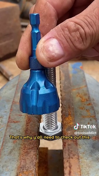 Get off that spikey burr! 🛠️ #tool #deburring #screw #hardware | deburring tool