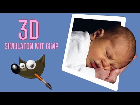 Mit Gimp ein 3D Effekt erstellen | Gimp Tutorial Deutsch|