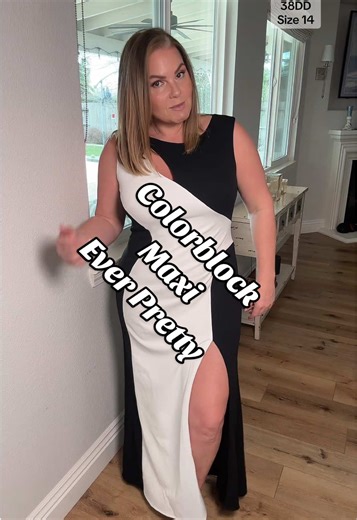 Cutout Colorblock Maxi! #thicknstrong #dress #partydress #maxidress #tiktokshopcreatorpicks