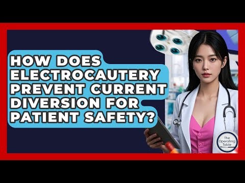 How Does Electrocautery Prevent Current Diversion For Patient Safety? - The Operating Table