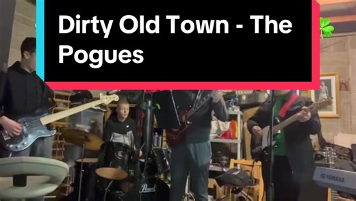 Dirty old town - The Pouges #fyp #scotland #new #band #stpatricksday