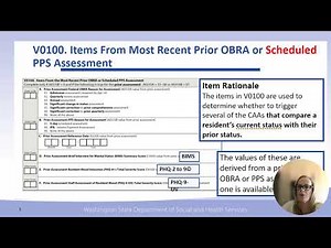 MDS3.0 Section V Care Area Assessment Summary, CAAs