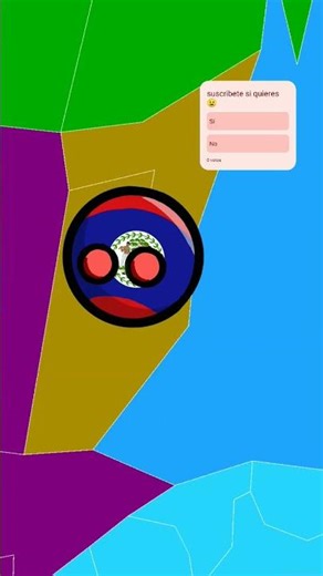 eliminando países de américa #countryballs #paisesdelmundo #humor #mapa#xd#suscribete@Mar3o6.3