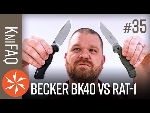 KnifeCenter FAQ #35: OKC RAT-1 vs Becker BK40 + MagnaCut Steel, Food Prep Folders, More...