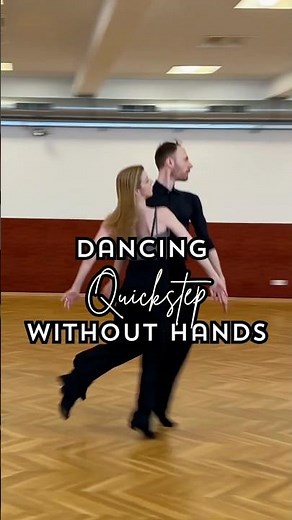 Dancing QUICKSTEP Without Hands #ballroomdance #dancesport
