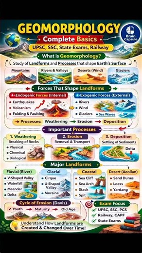 Geomorphology 🧠💊 #geomorphology #geography #geographyfacts #shorts