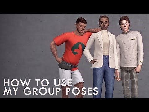The Sims 4 | How to use my group poses | Teleporter Any Sim or MC Command Center