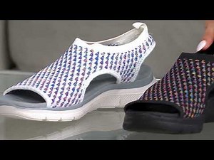 Skechers Vegan Washable Slingback Sandals - Flex Appeal 4.0 on QVC