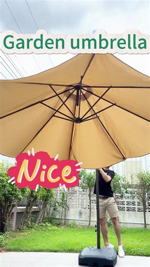 Enhance Your Garden with a Super Large Umbrella