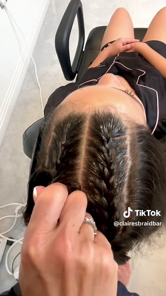 How to do this gorgeous French Braid Style - I show how to do a few stitches half way through. Feel free to save and slow down. Let me know if there are any other videos/tutorials you’d like 💗 #frenchbraids #frenchbraid #braidtutorial #braidvideo #howtobraid #hairtok #fyp #viral #frenchbraidtutorial