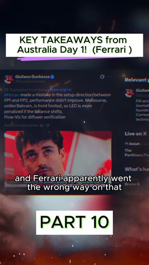 KEY TAKEAWAYS from Australia Day 1! (Ferrari) #f1news #f1