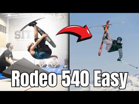 How To Rodeo 540 QUICK! 😱 | Rodeo 5 and Flatspin Tutorial