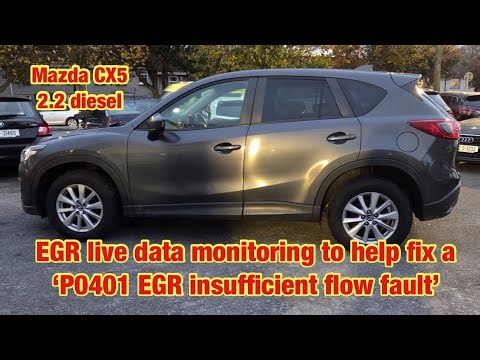 Mazda EGR live data, to help fix P0401 fault