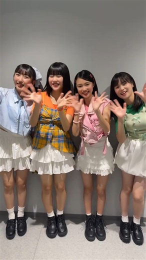 18期✨ #モーニング娘26 #杉原明紗🩵 #安田美結💚 #鈴木もあ🩷 #石川華望🧡