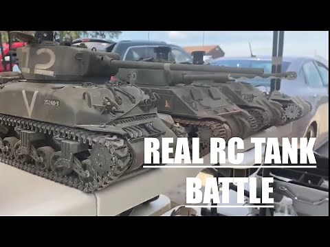 RC Tank battle-VietRCClub Canada and Can-Am Rc Tank Club IR battle