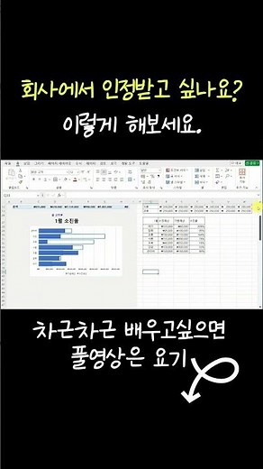엑셀시각화 : 임원보고필수! 월에 따라 변하는 예산소진율 (진도율) 그래프 만들기 #엑셀함수 #excel #엑셀