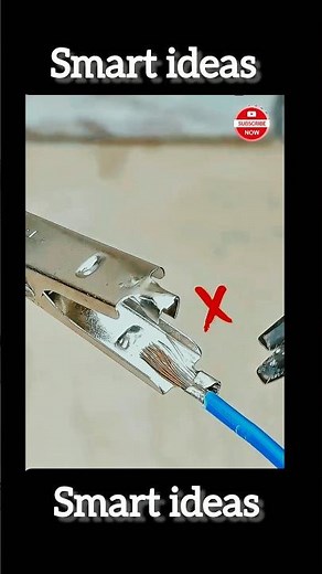 How to clip a wire properly #smartwork #diy #tipsandtricks #shorts