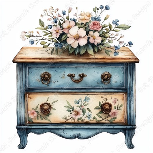 Vintage Dresser Clip Art, Victorian Furniture Images (digital Download) - Etsy Canada