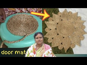Amazing Doormat Creation With Jute Rope | Doormat Making Techniques | RoyalBengal Jute