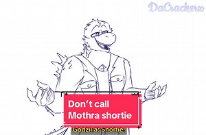 Godzilla and Mothra: Friends in a Flirty Animatic