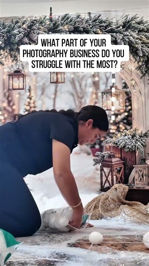 Why is this outdoor snowy backdrop so popular?