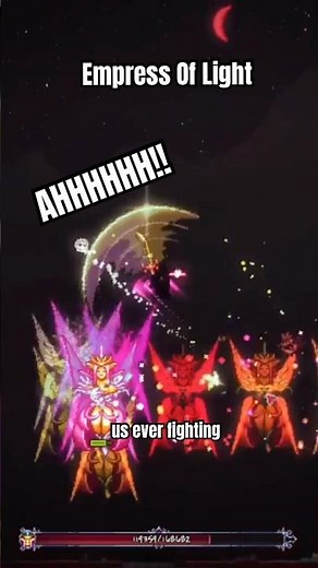 Empress Of Light Spawned AND KILLED US! #gaming #funny #shorts #terraria #gameplay #memes #letsplay