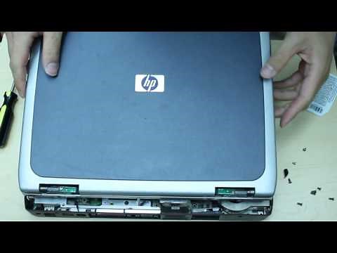 HP Pavilion ZE5400 disassembly remove motherboard/hard drive/ram/heatsink etc
