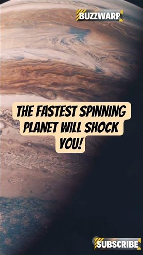The Fastest Spinning Planet Will Shock You | Universe | BuzzWarp | Shorts
