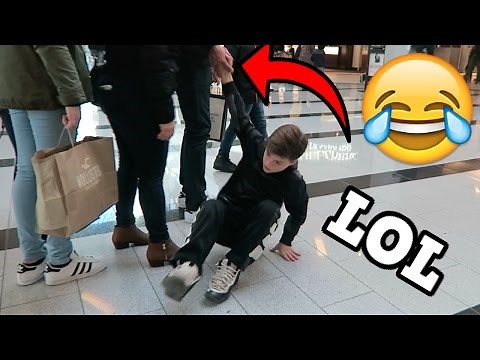 FAKE FALLING IN PUBLIC!