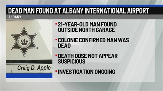 Man found dead at Albany International Airport