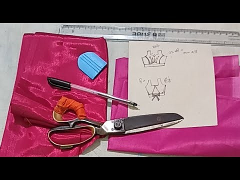 33 Size Princess cut teera bala Fancy blouse pattern full cutting live video 📷 |#fancy #blouse 