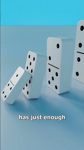 What Happens If Dominoes Keep Getting Bigger 🤯