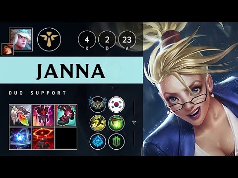 Janna Support vs Nautilus - KR Challenger Patch 25.17