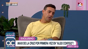 Maxi de la Cruz por primera vez en Algo Contigo