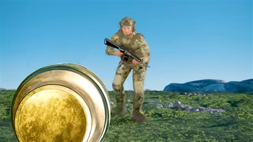 Simulation shows how soldier survived after live grenade was lodged in his chest