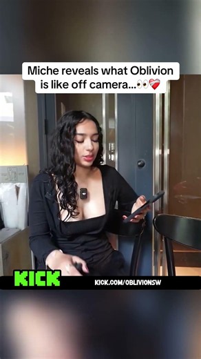 Miche reveals what Oblivion is like off camera…👀❤️‍🩹 #oblivion #miche #fyp