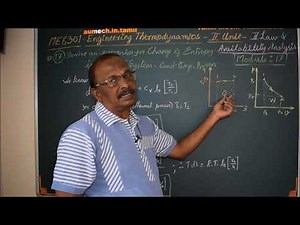 Change of Entropy in Constant Temperature process - M17 - Thermodynamics in Tamil