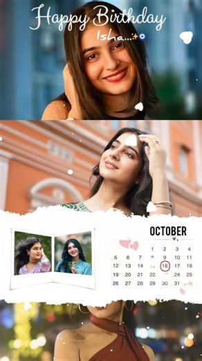 Birthday video editing | How to edit birthday photo video | Inshot video editing tutorial #shorts