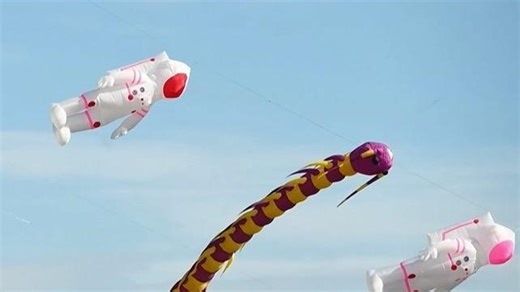 1K views · 17 reactions | A kite competition held in east China's Shanghai has attracted 24 teams and over 150 participants. The exhibition was a visual feast for the audience, with all kinds of kites in unique shapes flying in the sky. #ChinainLens For more: https://english.cctv.com/ | CCTV | Facebook