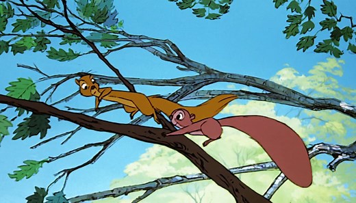 The Sword In The Stone - Gravity (Full Squirrel Scene HD)