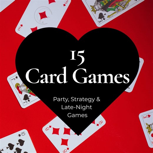 15 Party Card Games: Strategy for Game Nights (printable PDF) - Etsy