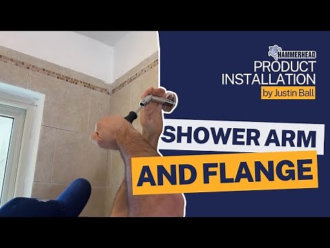 How to Install the Shower Arm and Flange | HammerHead