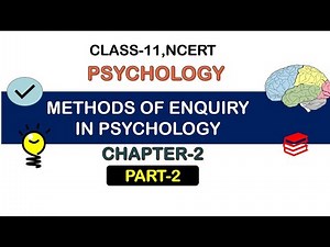Class 11th | Psychology | Chapter 2 | Alternative Paradigms of research
